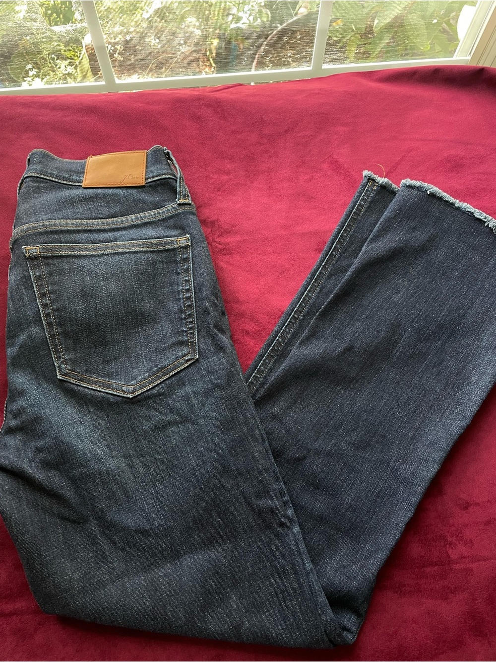 J. Crew Denim Jeans Blue Waistband Accent